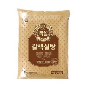 [롯데백화점]  [백설] 갈색설탕 3kg LE1216286238