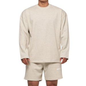 아던트, 스탠다드 세미 오버핏 긴팔티(오트밀)당일발송