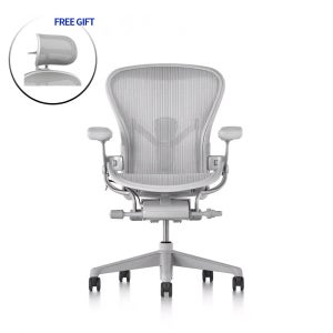 허먼밀러 뉴 에어론 체어 풀 미네랄 (12년 보증) 헤드레스트 증정