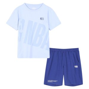 [NBA KIDS] 빅로고 반팔 라운지 세트(K222ST995)