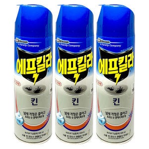 SC존슨 에프킬라 큐 수성에어로솔 킨 500ml 3개