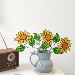 금전운을 부르는 해바라기 꽃, 유리가빛나는날에