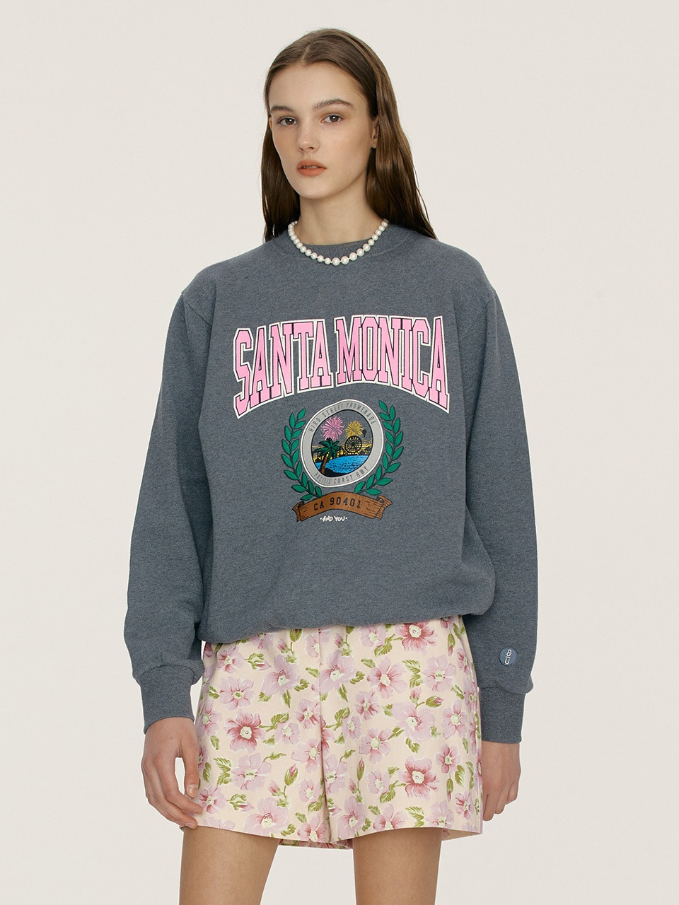 [앤유] City artwork sweatshirt (4color)