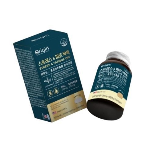 오리진 스트레스&amp;<b>피로</b> 싹뚝 1200mg x 60정