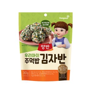 동원 양반 우리아이 주먹밥 김자반 30g x 10개