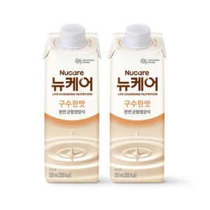 [본사공식몰] 완전균형영양식 뉴케어 구수한 맛 200ml 60팩(캔x) 대상웰라이프 환자식 환자 노인 영양식 아침 식사대용 음료 유동식 부모님 식사대용식