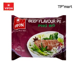 베트남 비폰 포보 소고기향 인스턴트 쌀국수 봉지 60g