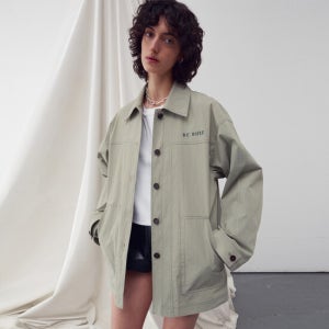 리이 Safari Shirt Jacket Olive