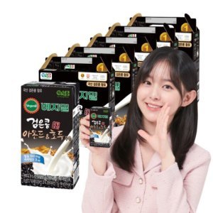베지밀 베지밀 검은콩 아몬드호두 두유 80팩