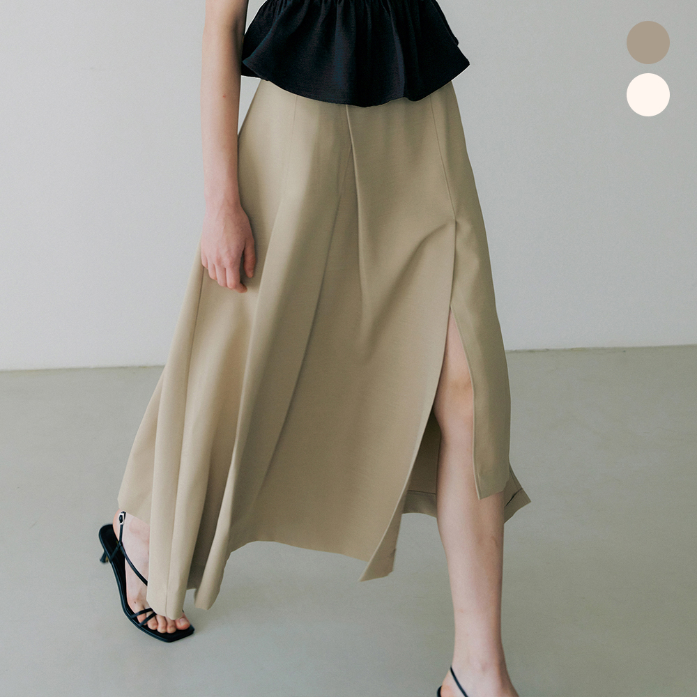 아워코모스 comos 871 unbalance pleats fla<b>레드</b> skirt 122221