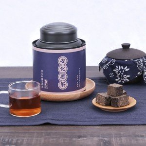 안화흑차 정종 3년진 흑전 캔 200g