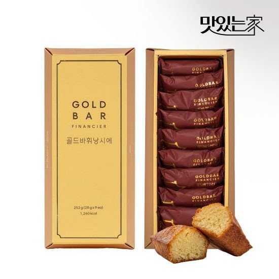신라명과 골드바 휘낭시에 쇼핑백포함