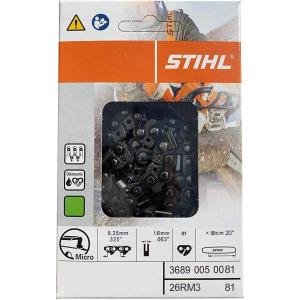 STIHL Oilomatic Rapid Micro 3 Saw Chain 20 26RM381
