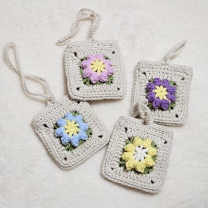 뜨개 모티브 다용도 파우치 / 무선이어폰 케이스, 랑투