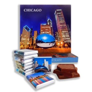 DA CHOCOLATE 캔디 기념품 시카고 CITY 초콜릿 선물세트 5x5 in 1 박스 프라임 나이트 0270