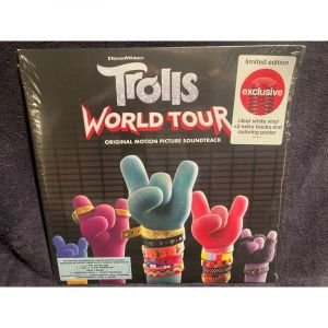 TROLLS WORLD TOUR SOUNDTRACK JUSTIN TIMBERLAKE TARGET CLEAR VINYL DOUBLE LP
