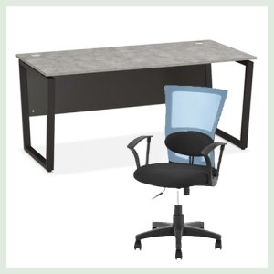 재택근무 멜론 책상 D600~D800 가구 의자 회의실가구 사무용책상세트