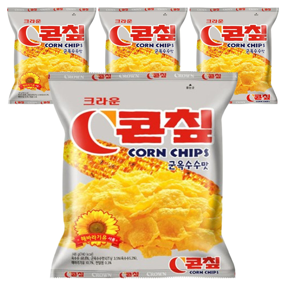 콘칲 군옥수수맛, 148g, 4개 (6,220원) (무료)