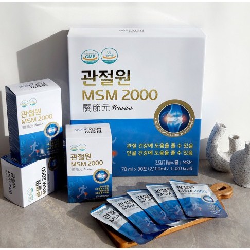 관절원 엠에스엠 2000 마시는 프리미엄 식이유황 무릎 연골 영양제 부모님 효도선물