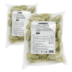 엄지 부추당면왕교자 1.05kg 2개 비건식 이마트24