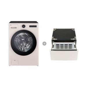 LG 트롬 오브제컬렉션 워시콤보 + 키높이 수납함 FH25EAEF