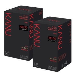 맥심 카누 미니 다크 로스트120T+ 120T (총240T)