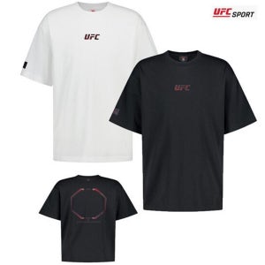 [롯데백화점] UFC 스포츠 UFC 옥타곤 릴렉스핏 반팔 티셔츠 블랙 U4SSV2303BK LE1216353664