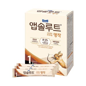 [앱솔루트] 앱솔루트 명작 2FL 스틱분유 1단계 14g 20개 (0~6개월)