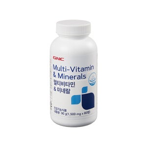 GNC 멀티비타민 앤 미네랄 1,500mg X 60정