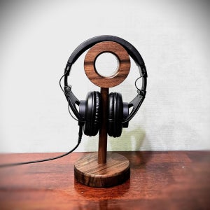 월넛 헤드폰 거치대 스텐드, 나무사랑목공방