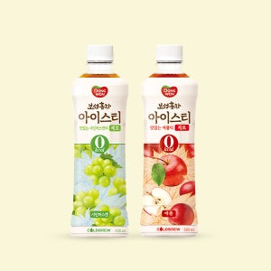 동원 보성홍차 아이스티 제로 샤인머스캣 + 애플 500mL 각 12병 (총 24병)