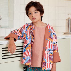 MOMOHANIPOPO [모모하니포포]BIRD REVERSIBLE JACKET