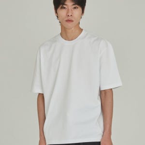 [리우아] [프리미엄 CP30] 세미오버핏 반팔티 (화이트) CSS-W30