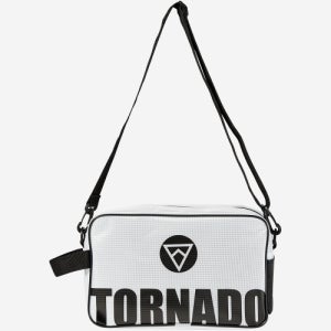 [토네이도스포츠] 빅로고 사각 숄더백 화이트 2003-W