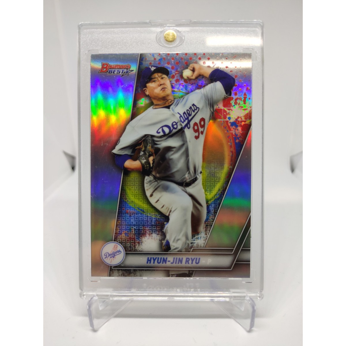 2019 Topps Bowman’s Best 11번 리프렉터 류현진 MLB 야구 카드