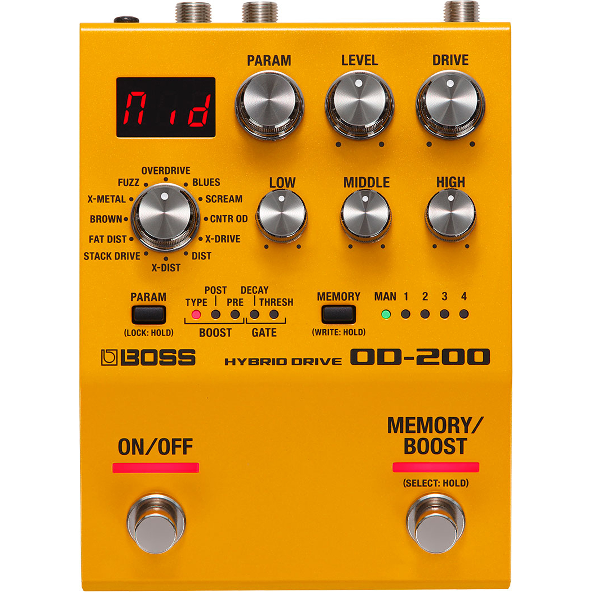BOSS 보스 이펙터 하이브리드 드라이브 OD-200