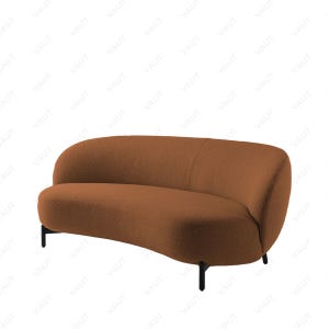 (정품) KARTELL 카르텔 루남 소파 / Orsetto 패브릭 러스티 오렌지