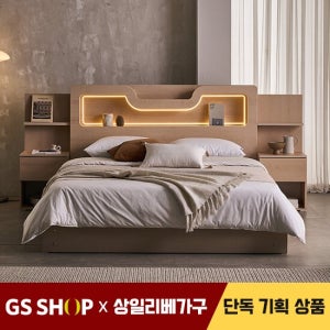 [특가]상일리베가구 발렌타인 LED 수납 침대+독립유로탑70T SS(수퍼싱글)