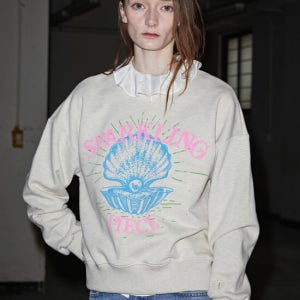 스파클링피스 Sea Shell Sweatshirt Oatmeal