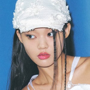 [포에지담] CORSAGE FLAT CAP IN EGGSHELL P243-15063