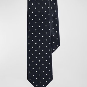 폴로랄프로렌 남성 실크 타이 Mens Polka Dot Silk Tie prod257040015DARK NAVY