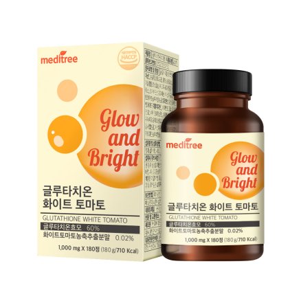 한국바이오팜 메디트리 글루타치온화이트 토마토 1000mg x 180정