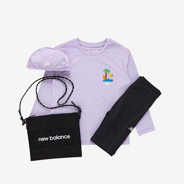 뉴발란스키즈 ESSENTIAL 생존수영 래시가드 셋업 NK9RE2107U