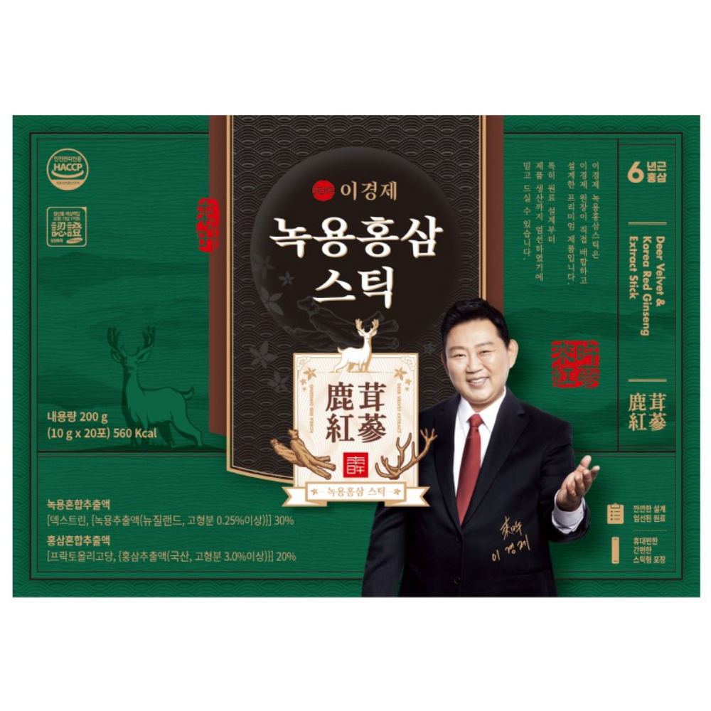 이경제 녹용홍삼스틱  1개  200g