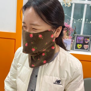 플라워 골프 방한 마스크, 아트민공방