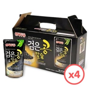 삼육두유 삼육 검은콩앤칼슘 두유 190ml x 80팩