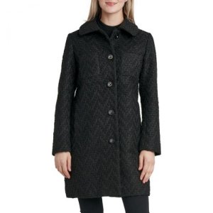 Laundry by Shelli Segal Womens Knit Cold Weather Shirt Jacket