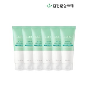 [김정문알로에]  큐어 리알로에 수딩젤 150ml 6개