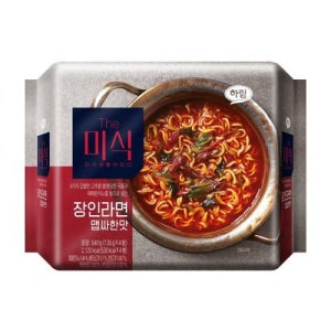 하림 더미식 장인라면 맵싸한맛 135G*4입