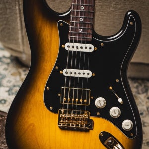 Don Grosh 30th Anniversary Limited Edition NOS Retro SSH-2 Tone Sunburst (Swamp Ash) w/Highly Figure